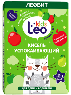 Кисель детский Леовит Leo Kids Успокаивающий с 12 месяцев (12г х 5шт), 60г
