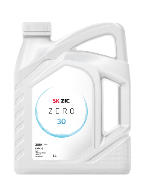 Масло моторное Zic Zero 30 0W-30 синтетическое, 4л