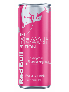 Напиток энергетический Red Bull белый персик, 250мл