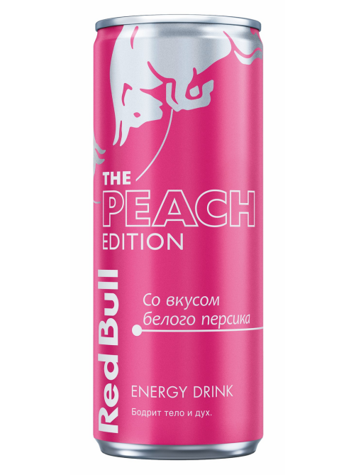 Напиток энергетический Red Bull белый персик, 250мл