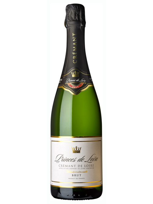 Вино игристое Cremant De Loire Princes de Loire белое брют, 0.75л