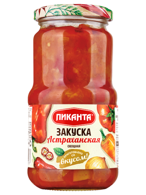 Закуска овощная Пиканта Астраханская, 460г