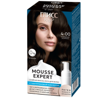Краска для волос Глисс Кур Mousse Expert 4-00 холодный эспрессо