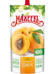 Джем Махеевъ абрикосовый, 400г