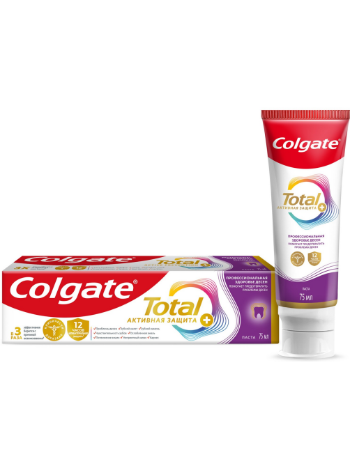 Зубная паста Colgate Total профессиональное здоровье десен, 75мл