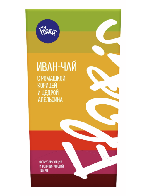 Чай травяной Floris Ромашка-корица-апельсин (2г x 25шт), 50г