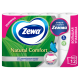 Туалетная бумага Zewa Natural Comfort 3 слоя, 12 рулонов