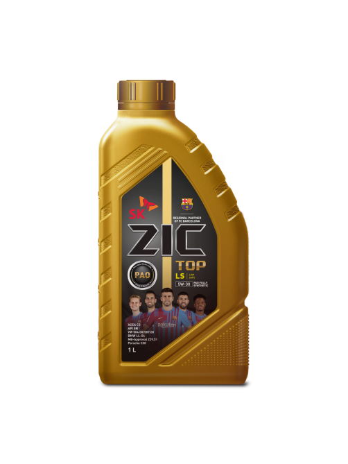 Масло моторное синтетическое Zic Top LS SAE 5W30 C3, 1л