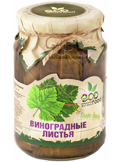 Листья виноградные EcoFood, 720г