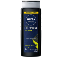 Гель для душа Nivea Men Ultra Extreme, 500мл