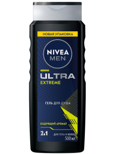 Гель для душа Nivea Men Ultra Extreme, 500мл