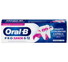 Зубная паста детская Oral-B Pro Junior от 6 до 12 лет, 75мл
