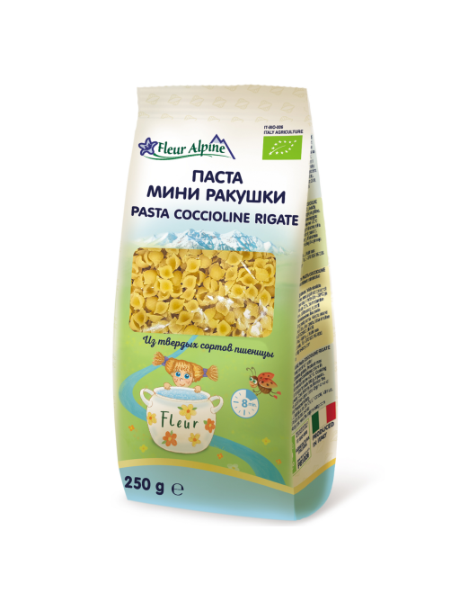 Макароны Fleur Alpine паста мини ракушки, 250г