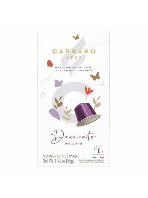 Кофе в капсулах Carraro Decerato для кофемашин Nespresso 10шт, 55г