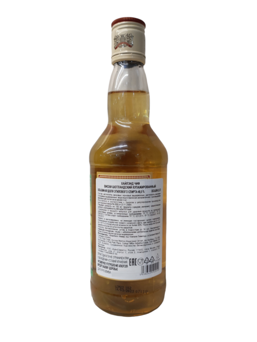 Виски шотландский Highland Chief купажированный, 0.5л