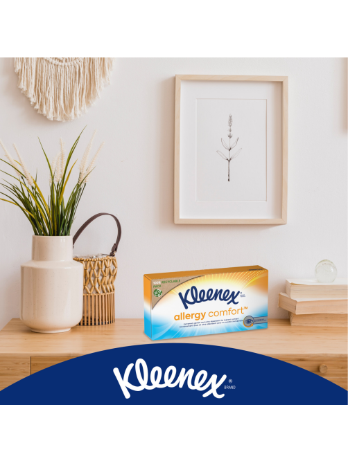 Салфетки бумажные Kleenex Allergy Comfort, 56 листов