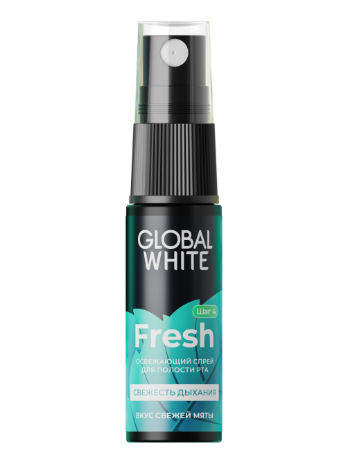 Спрей для полости рта Global White освежающий, 15мл