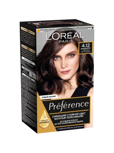 Краска для волос L'Oreal Preference 4.12 Монмартр, 243мл