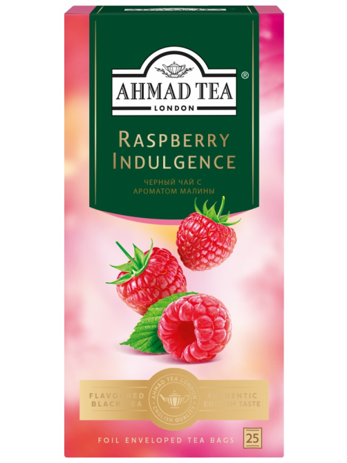 Чай черный Ahmad Tea Малиновое лакомство (1.5г x 25шт), 37.5г