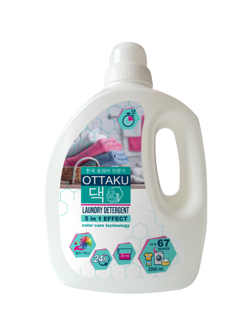 Гель для стирки Ottaku Effect 5in1 для цветного белья защита цвета, 2л