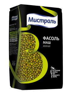 Фасоль Мистраль Маш зеленая, 450г