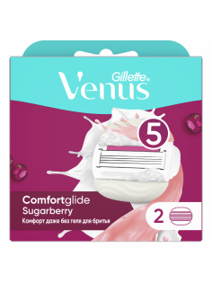 Кассеты сменные Gillette Venus Comfort Glide Sugarberry, 2шт