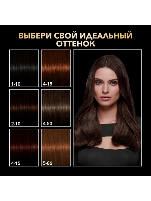 Краска для волос Сьёсс Олео Интенс 5.86 Карамельный каштановый, 120г