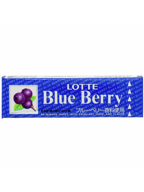 Жевательная резинка Lotte Blue Berry, 26г x 15 шт