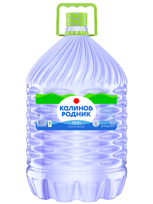 Вода Калинов Родник питьевая для кулера, 18.9л