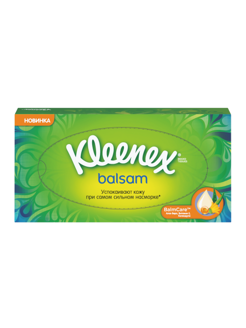 Салфетки Kleenex Balsam, 72листа