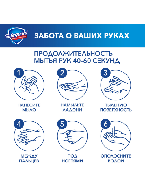 Мыло туалетное Safeguard Классическое, 90г