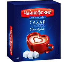 Сахар Чайкофский белый кусковой экстра, 500г