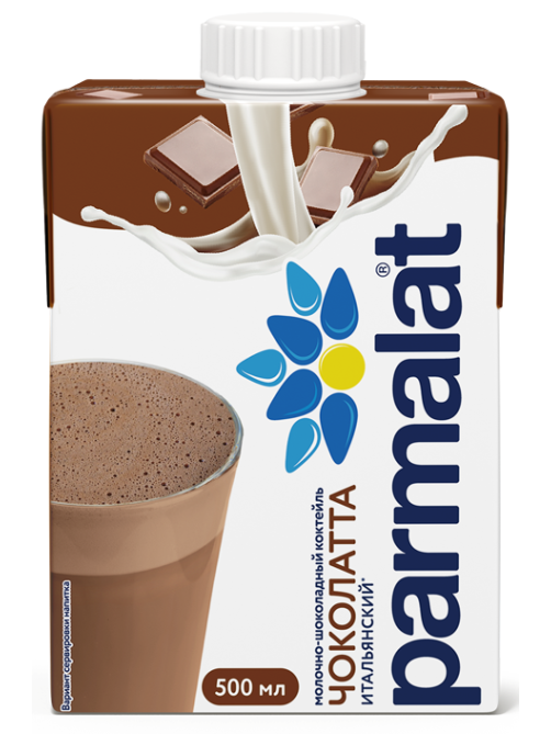 Коктейль молочный Parmalat Чоколатта итальяно, 500мл