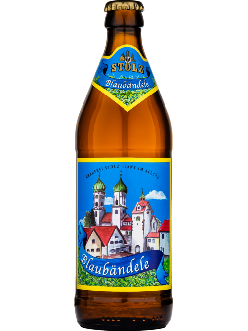 Пиво Allgauer Stolz Blaubandele светлое, 0.5л