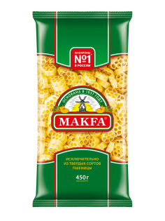Макароны фигурные детские Makfa Цветочки высший сорт, 450г