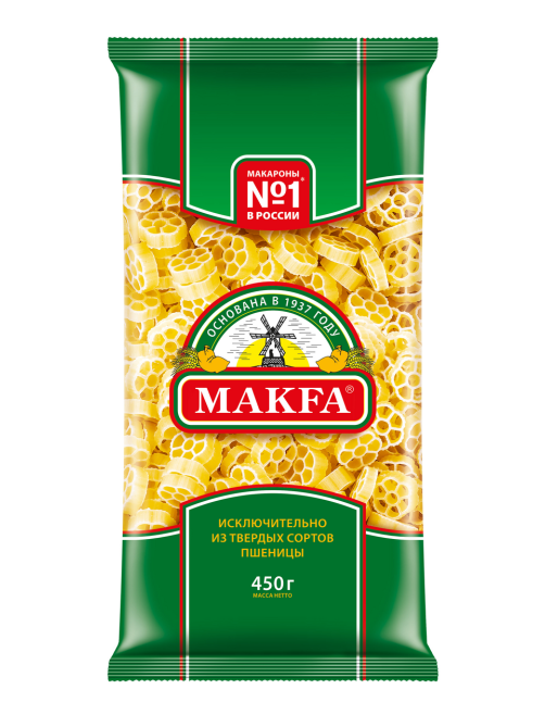 Макароны фигурные детские Makfa Цветочки высший сорт, 450г