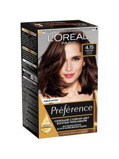 Краска для волос L'Oreal Preference 4.15 Каракас, 243мл