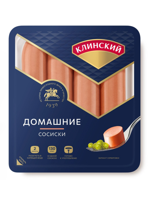 Сосиски Клинский Домашние, 410г