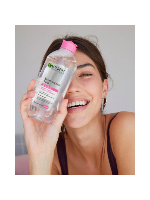 Вода мицеллярная Garnier 3в1 для лица для всех типов кожи, 400мл