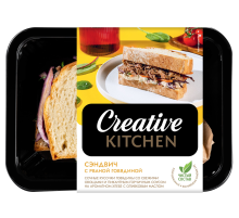 Сэндвич Creative Kitchen говядина и горчичный соус, 195г
