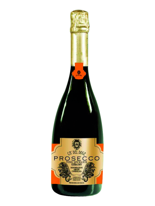 Вино игристое Ca Del Doge Tombacco Spumante Prosecco белое сухое, 0.75л