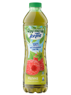 Холодный чай Фрутмотив зеленый малина, 1л