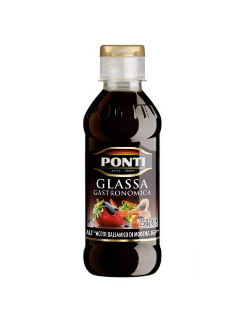 Топпинг Ponti Glassa на основе бальзамического уксуса из Модены, 250г