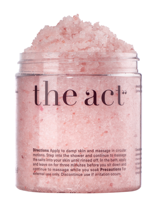 Детокс-скраб для ног The Act и соль для ванны расслабляющий 2в1 грейпфрут, 300г