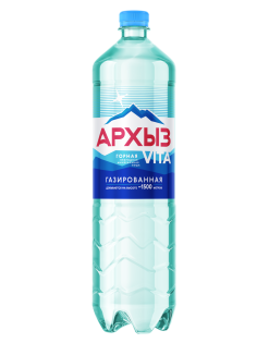Вода Архыз Vita горная природная газированная, 1.5л