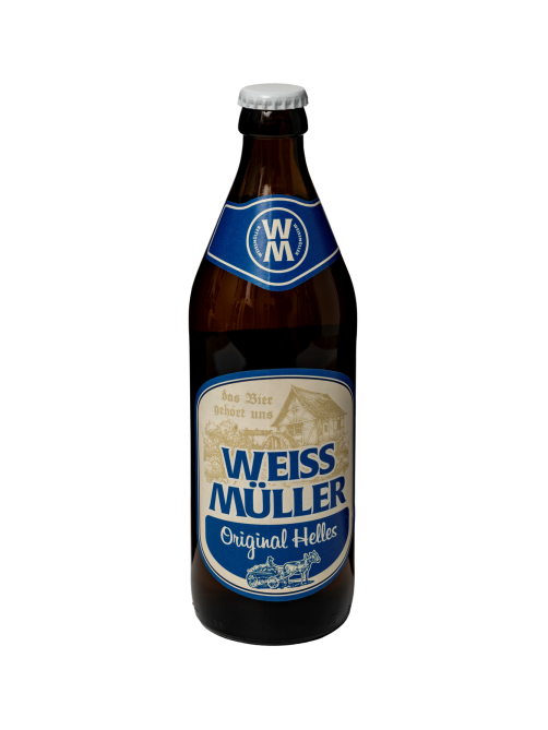 Пиво Weissmuller Original Helles светлое, 0.5л