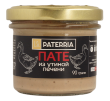 Пате Paterria из утиной печени, 90г
