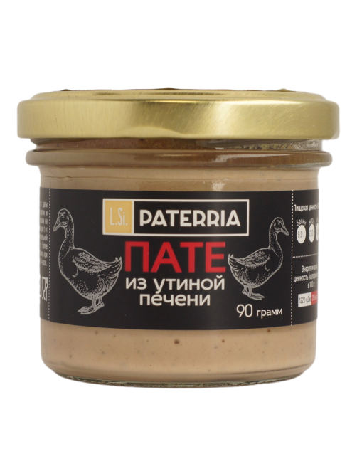Пате Paterria из утиной печени, 90г