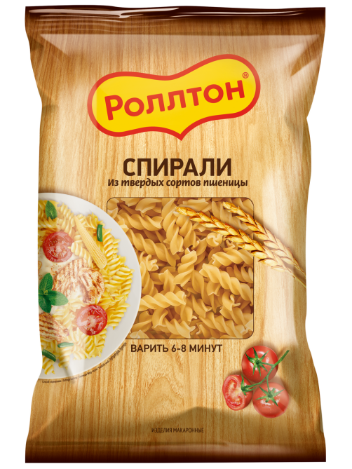 Макароны спирали Роллтон №14 высший сорт, 400г