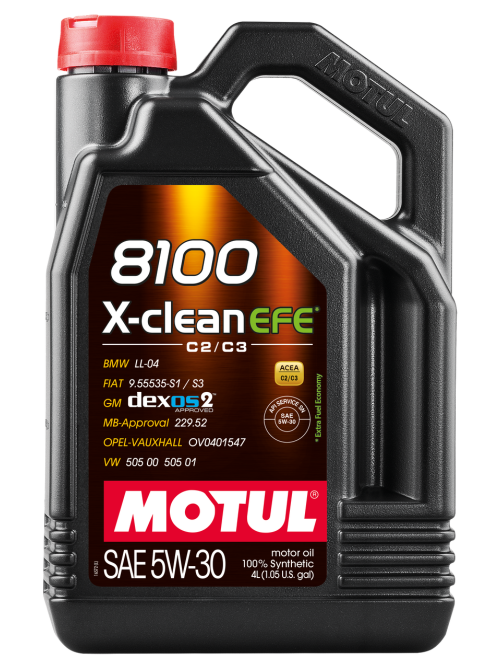 Масло моторное синтетическое Motul 8100 X-clean Fe 5W-30, 4л